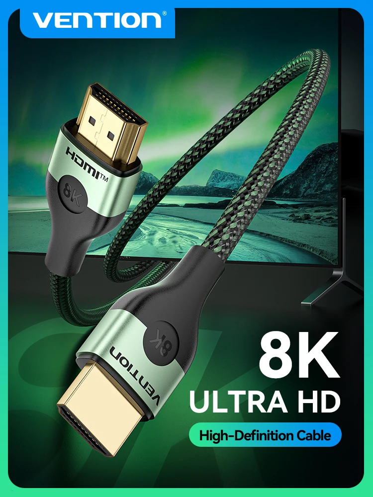 Vention HDMI 2.1 48Gbps 8K/60Hz 4K/120Hz câble 8K ULTRA HD numérique hdmi câbles séparateur pour PS5 PS4 Xiaomi TV Box commutateur xbox PC