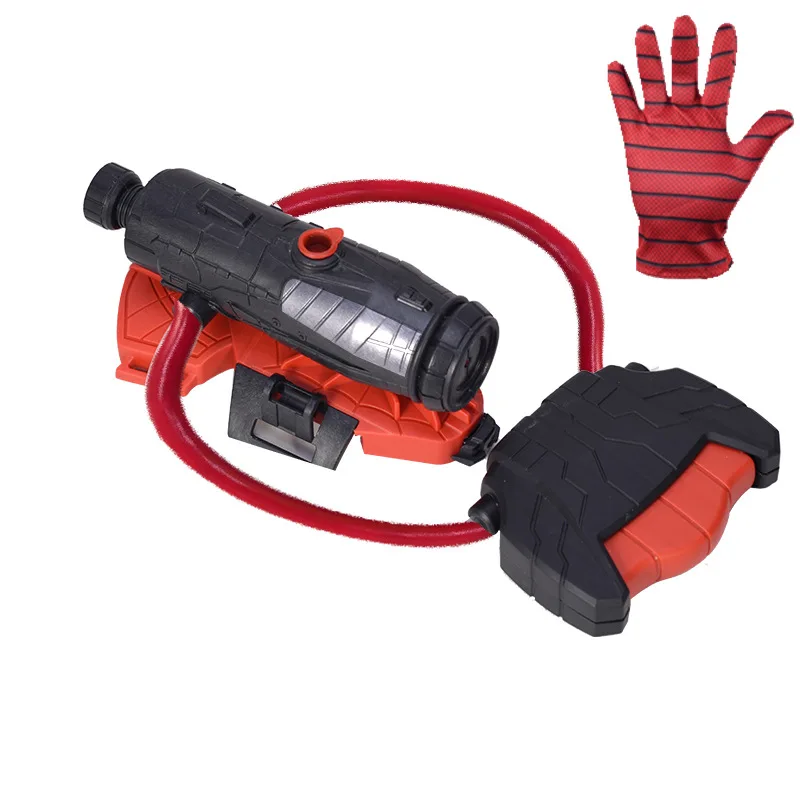 Arma de água do homem-aranha para crianças, wearable wrist shooter, brinquedos de piscina divertidos, verão, arma gel blaster