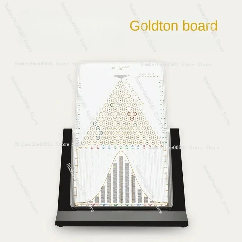 Galton board, normal distribution model, stock market decision ball physics teaching aids