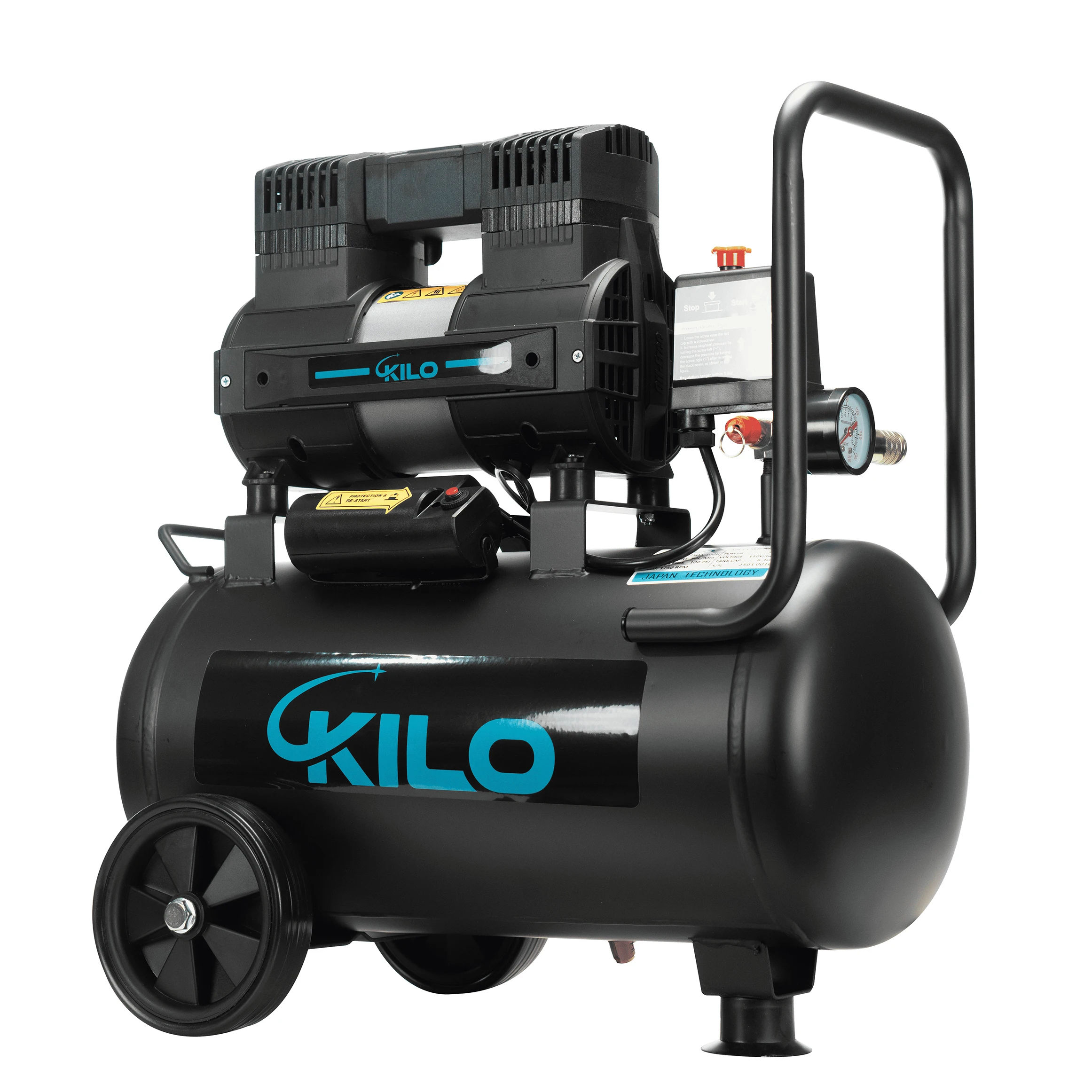 

6.3 Gallon Oil Free Air Compressor 1.0HP Max.116 PSI Pressure 60dB Ultra Quiet for Auto Repair Tire Inflation Spray Painting