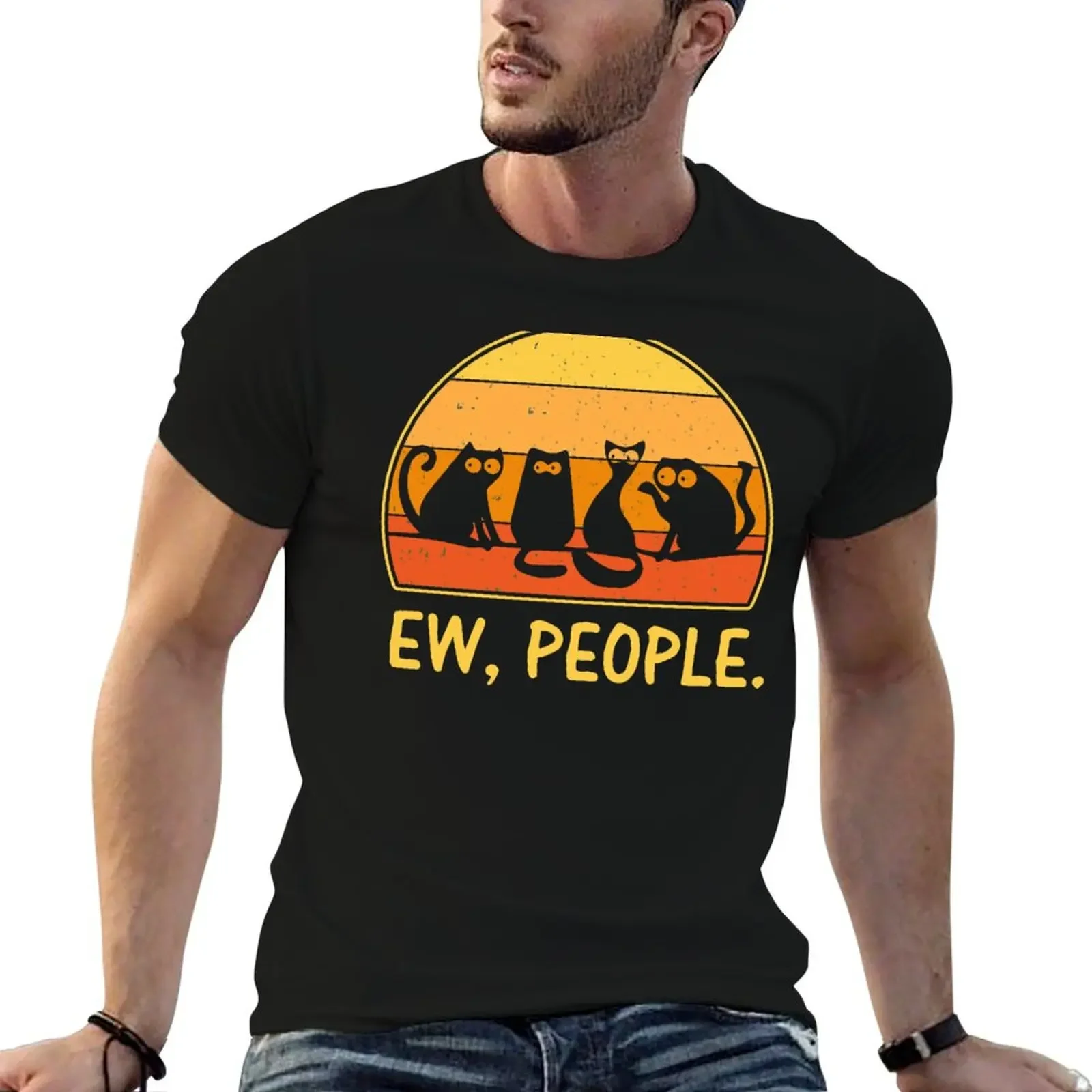 

Ew, People T-Shirt anime clothes plus size clothes quick drying funny t shirts for men