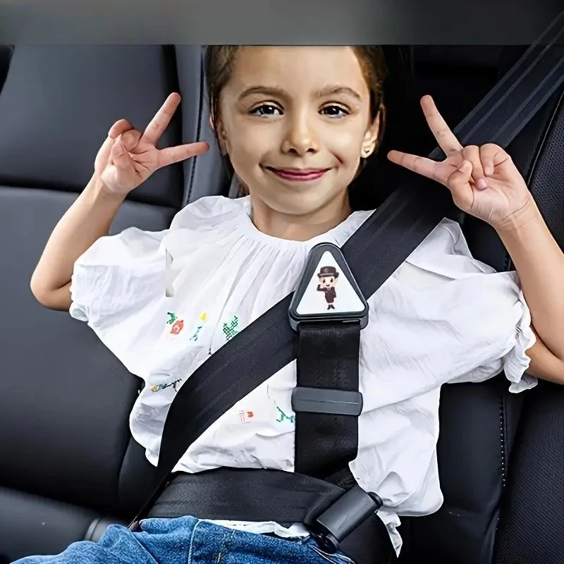 1pc Universal Kids Car Safety Belt Adjuster Child Seat Strap Buckle Safety Belt Correction Tape for Baby Travel Accessories