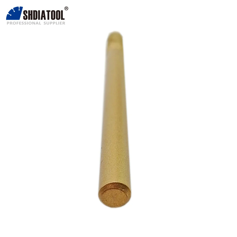 SHDIATOOL 2 pcs 6/20mm X 90mm Cilindro Flat-final, CNC PEDRA Gravura Bits/CNC Ferramenta, Ferramentas De Escultura Em Pedra, Diamante Rebarbas, Fresa