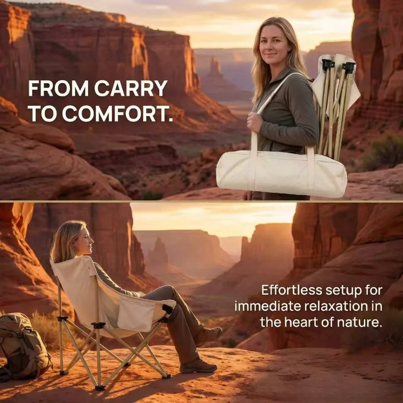 

Outdoor Folding Camp Chair Portable Chair Camping Chair Picnic Gear Fishing Small Horse Stool Student Sketching Camp Chair
