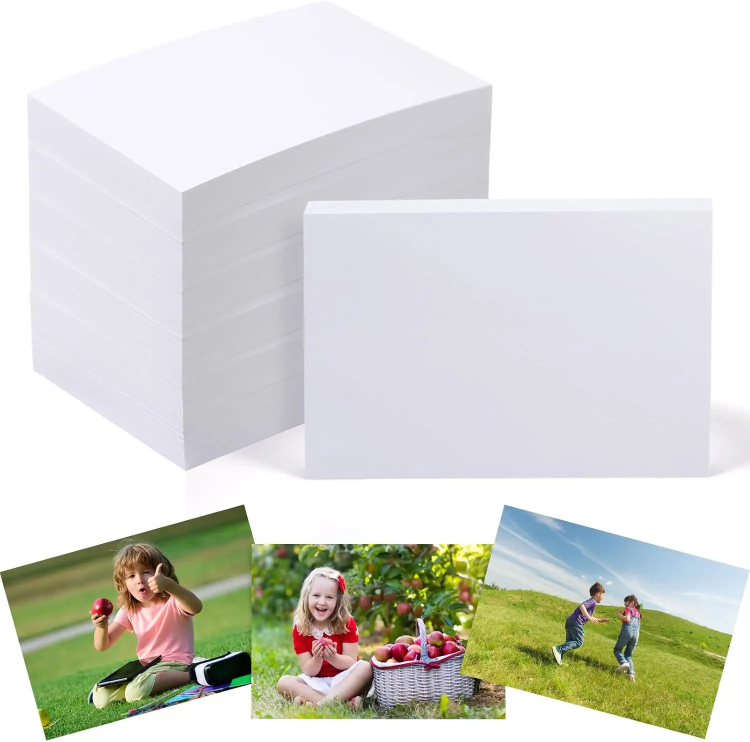 3.5 X 5 Inch High Glossy Photographic Paper Waterproof Professional Photo Paper Works with All Inkjet Printers 230g