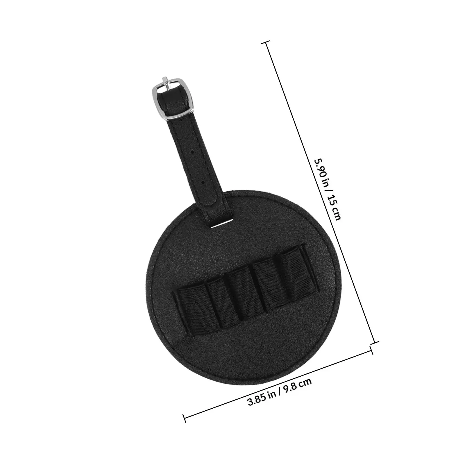 Golf Tee Holder Bag Hanging Strap PU Large Capacity Organizer Storage Pouch Golf Accessory Gear Carrier Case