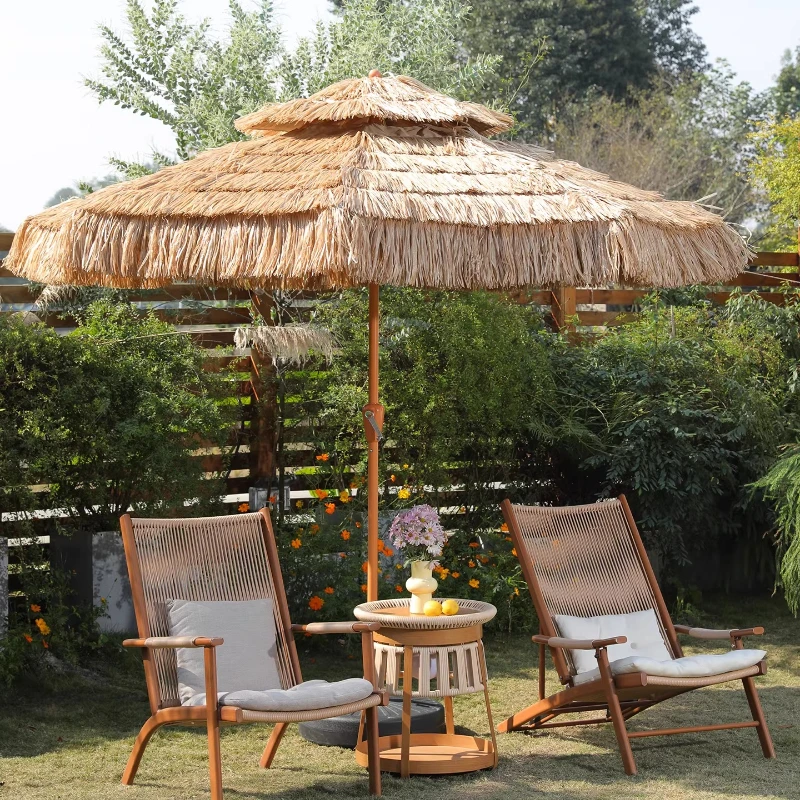 

Outdoor thatch simulation straw sun umbrella beach courtyard scenic bed and breakfast Internet celebrity parasol
