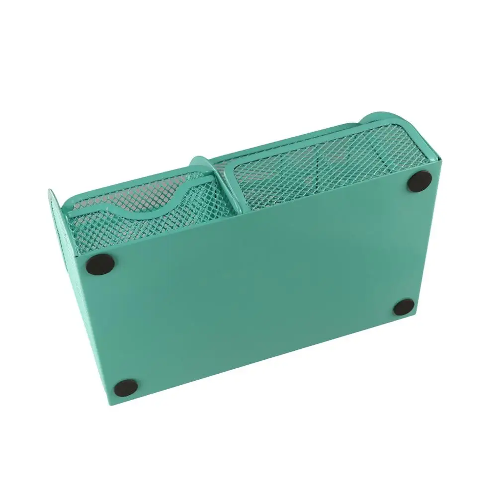 Creative Multi Grid Pen Holder Multi-functional Metal Mesh Desk Organizer 1 Drawer Thickened Desktop Office Organizer Home