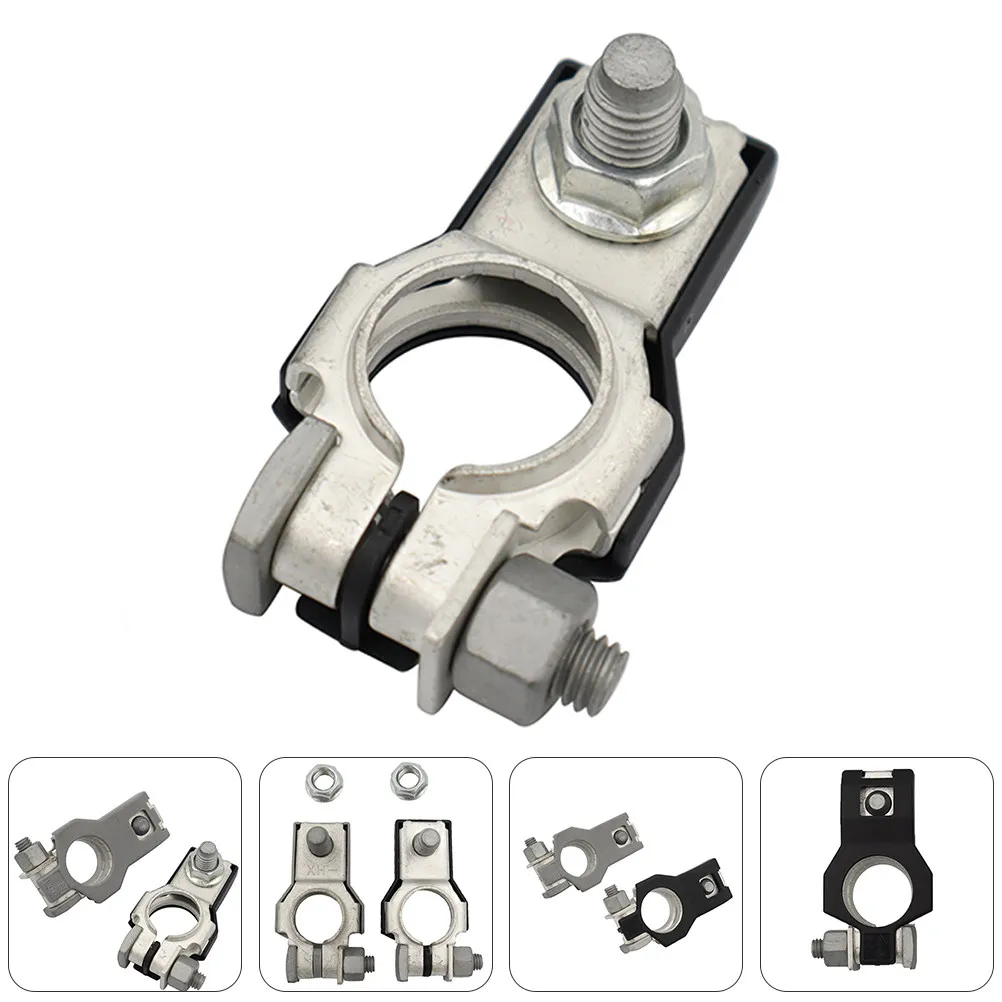 

1Set Positive Negative Car Terminal Connectors Quick Release Clamp Durable Tinned Copper High Hardness Vehicle