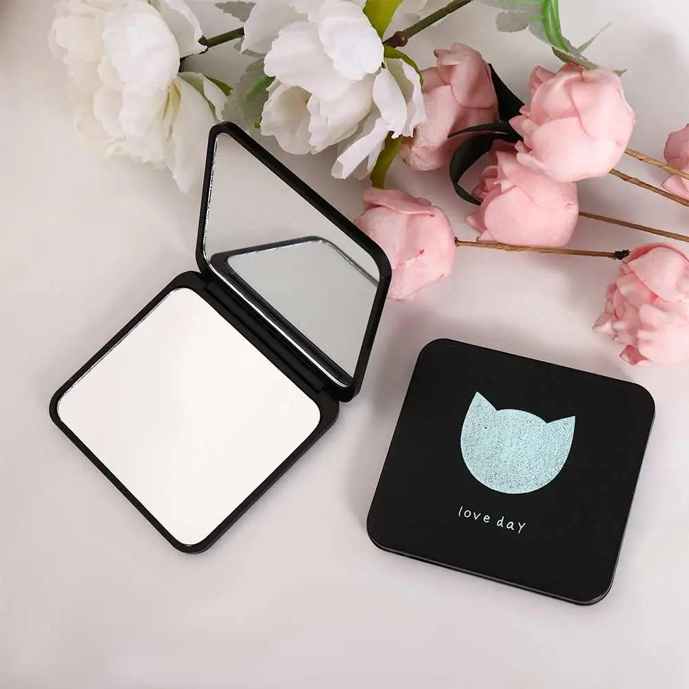 Mirror Hand Mirrors Student Mini Makeup Mirror Pocket Cosmetic Mirror Foldable Vanity Mirror Double-sided Compact Mirror