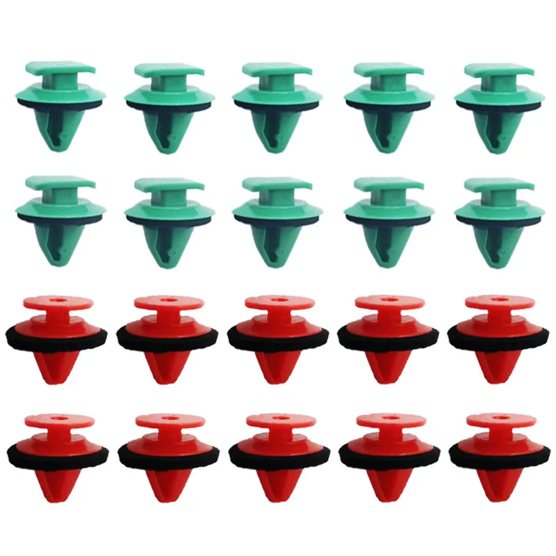 20X Front and Rear Fender Wheel Arch Decorative Strip Buckle Clips For Alfa Romeo Stelvio Car Parts