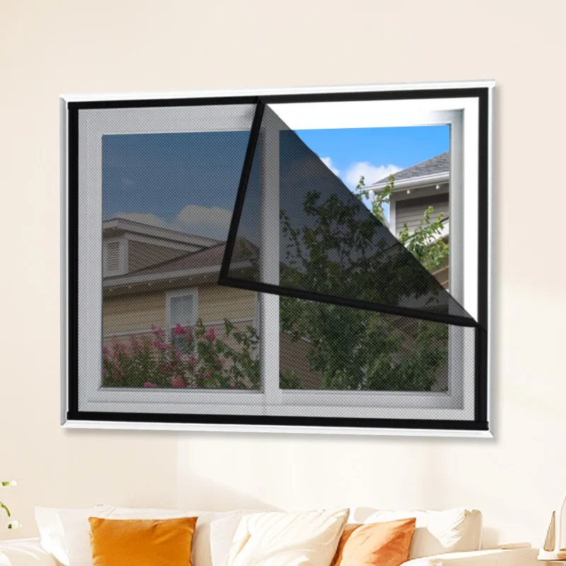 Black mosquito nets and window screens, self-adhesive mosquito and fly nets are ideal choices for door and window protection.