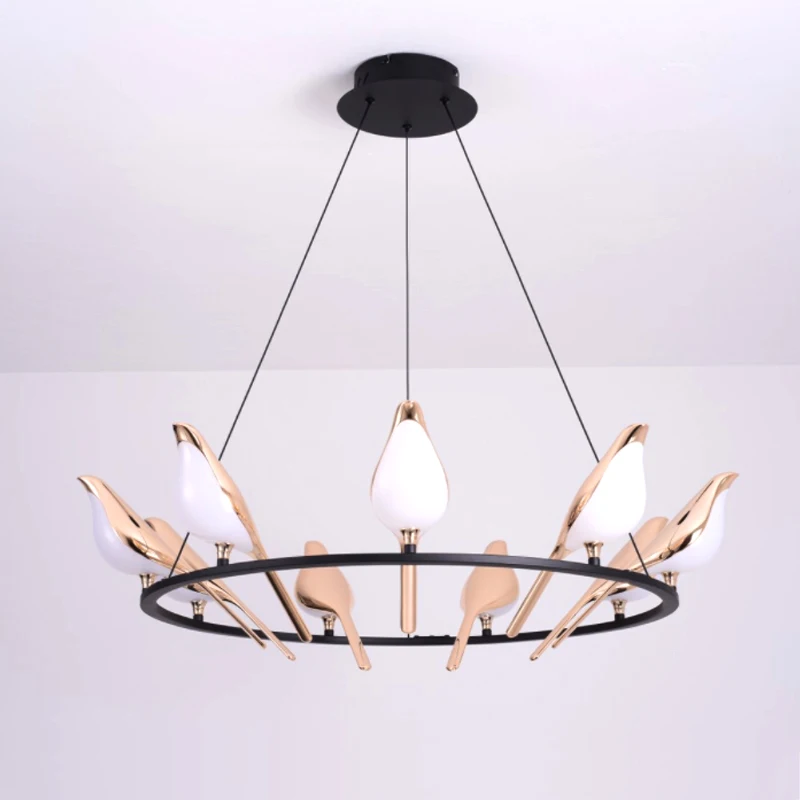 Modern LED Chandeliers Lighting Lustre Living Dining Room Kitchen Decor Pendant Chandelier Indoor Bedroom Hanging Lights Fixture