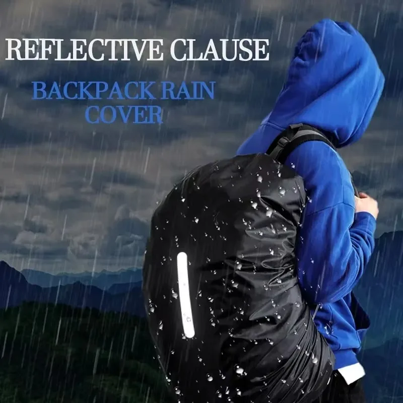 Waterproof Backpack Cover Ravel Safety Outdoor Backpack Cover Waterproof Rain Cap Cover