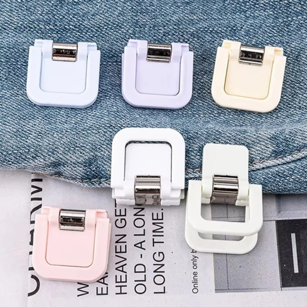 4Pcs Fixing Hem Detachable Trouser Clip Trouser Shortening Multi Function Invisible Pants Clip Adjustable Concealment Buckle