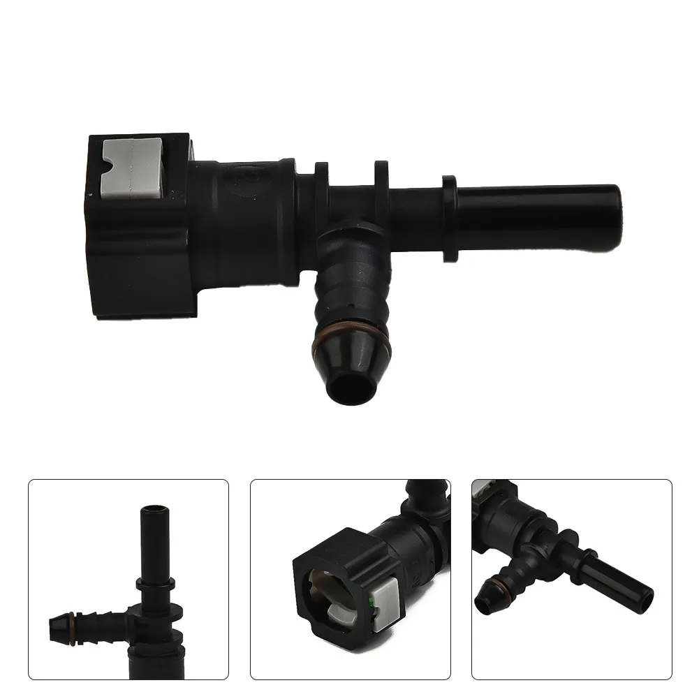 

1x Car Fuel Hose Connector Quick Release Rubber Nylon Coupler 7.89 ID6 Oil Adapter Bundy Tee Fitting For Male Connector