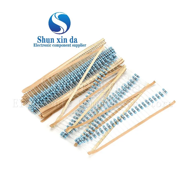 100PCS 1/4W 0R-10M 1% Metal Film Resistor 0.25W 0 2.2 10 56 68 100 120 150 220 330 270 470 1K 2K2 4.7K 100K 10K 470K 1M 10M ohm image 5