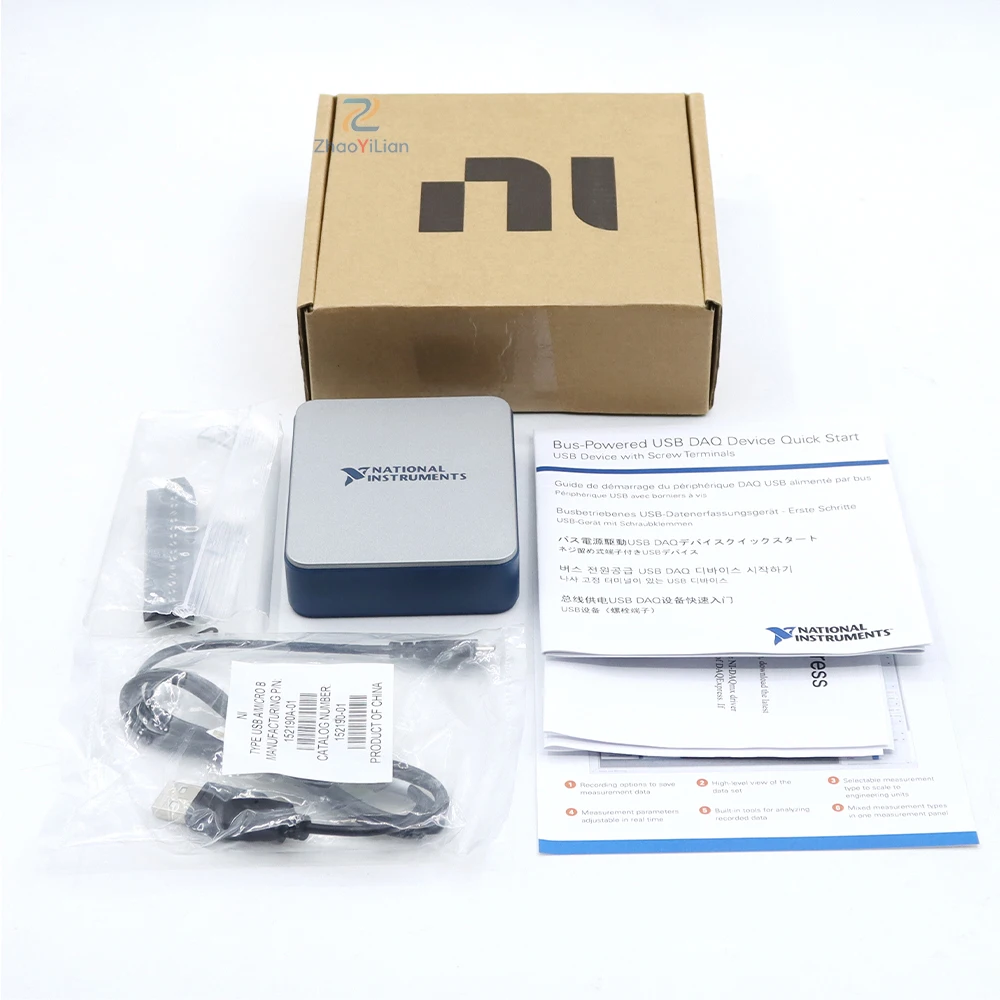 For USB-6000 Low Cost USB2.0 DAQ Module Screw Terminal Bus Powered Portable Lab Measurement Equipment