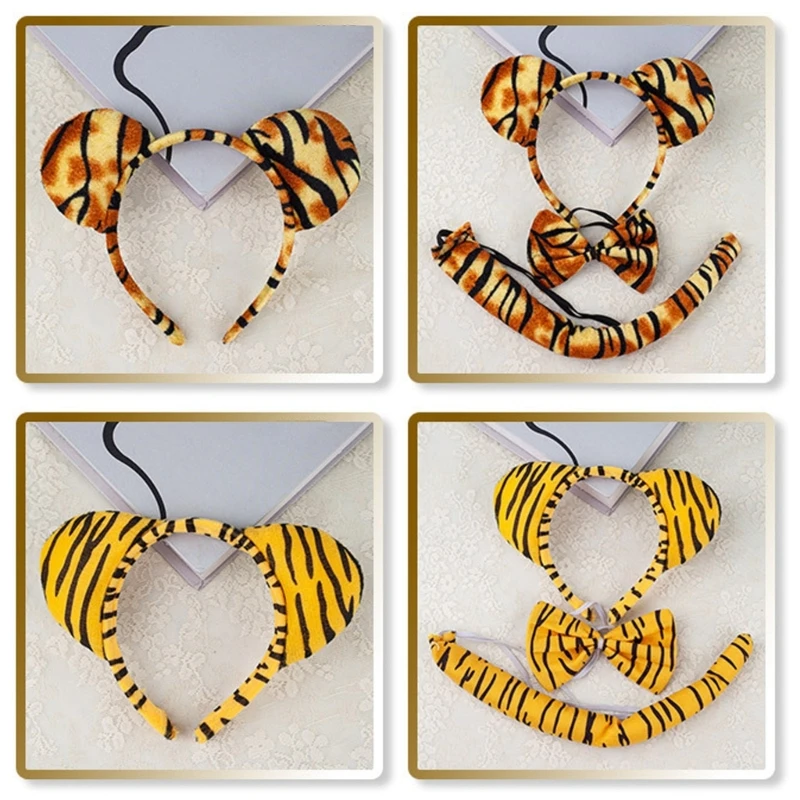 634C Halloween Tygers Costumes for Kids Toddlers Animal Costume Cosplay Accessories