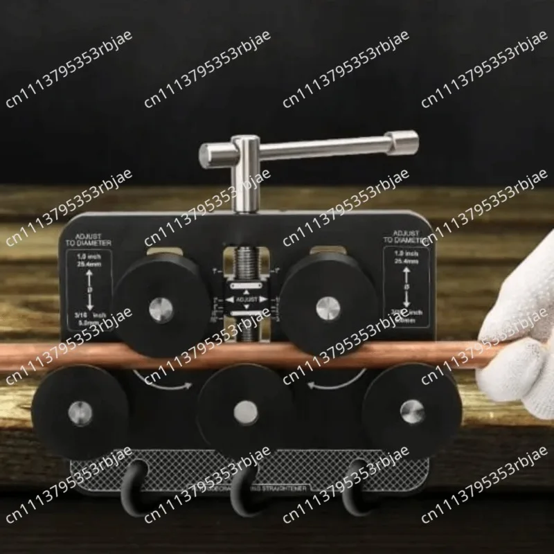 Aluminium Fuel Line Straightener Rust Resistant Water Resistant Tubing Straightener Soft Aluminum Black