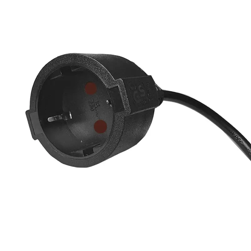 MLGB-IEC C14 To Euro Schuko Socket PDU UPS Cable Power Extension Cord 30Cm CEE7/4 Power Extension Power Cord Extend