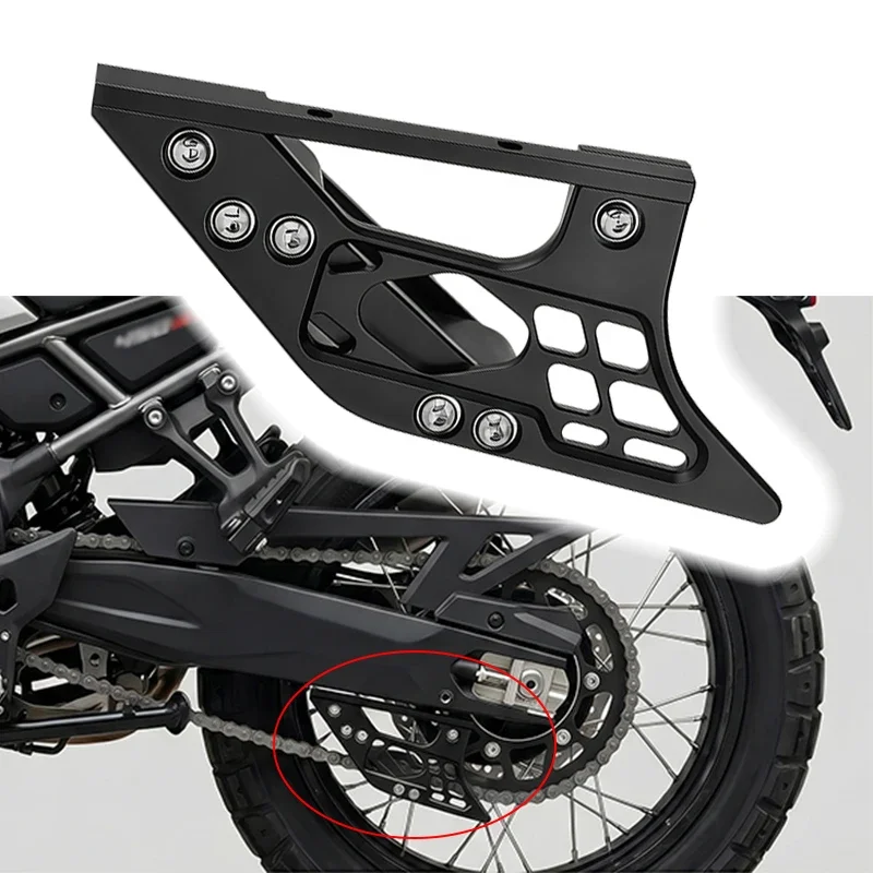 Motorcycle Chain Swingarm Guide Slider Roller Guard Chian Protect Cover For CFMOTO 450MT MT450 CF 450 MT 450MT 2024 2025 2026