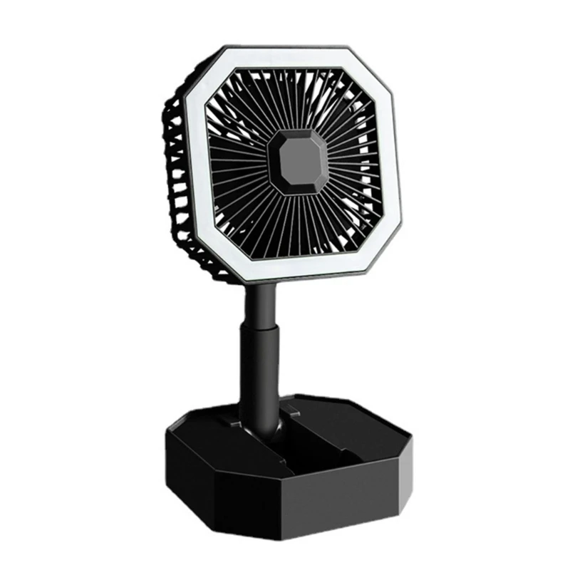 500mAh Portátil Pessoal Ventilador De Refrigeração Desktop Fãs De Mesa com Lâmpada Noturna Dropshipping