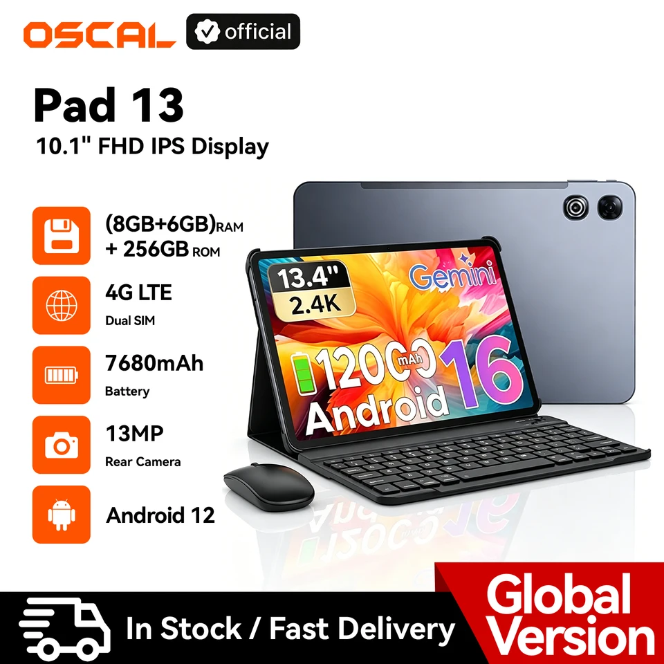 Blackview Pad 13 10.1 Tablet 8GB 256GB Android 12