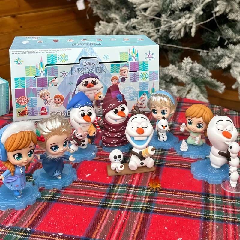 Hot Selling Disney Frozen 2.0 Blind Box Elsa Young Anna Cosbi Ice And Snow World Collection Model Mystery Box Xmas New Year Gift