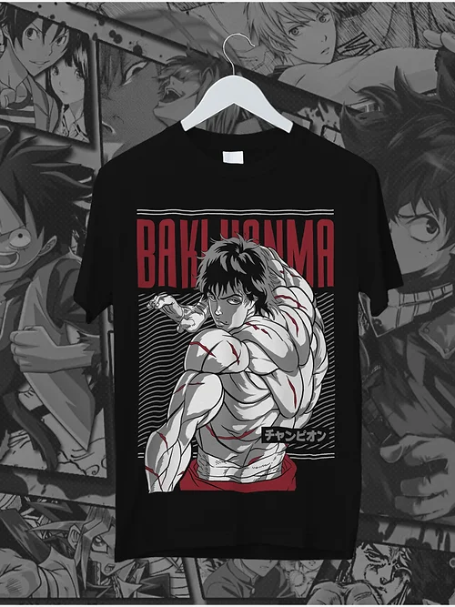 Baki Hanma Cotton anime T-shirt