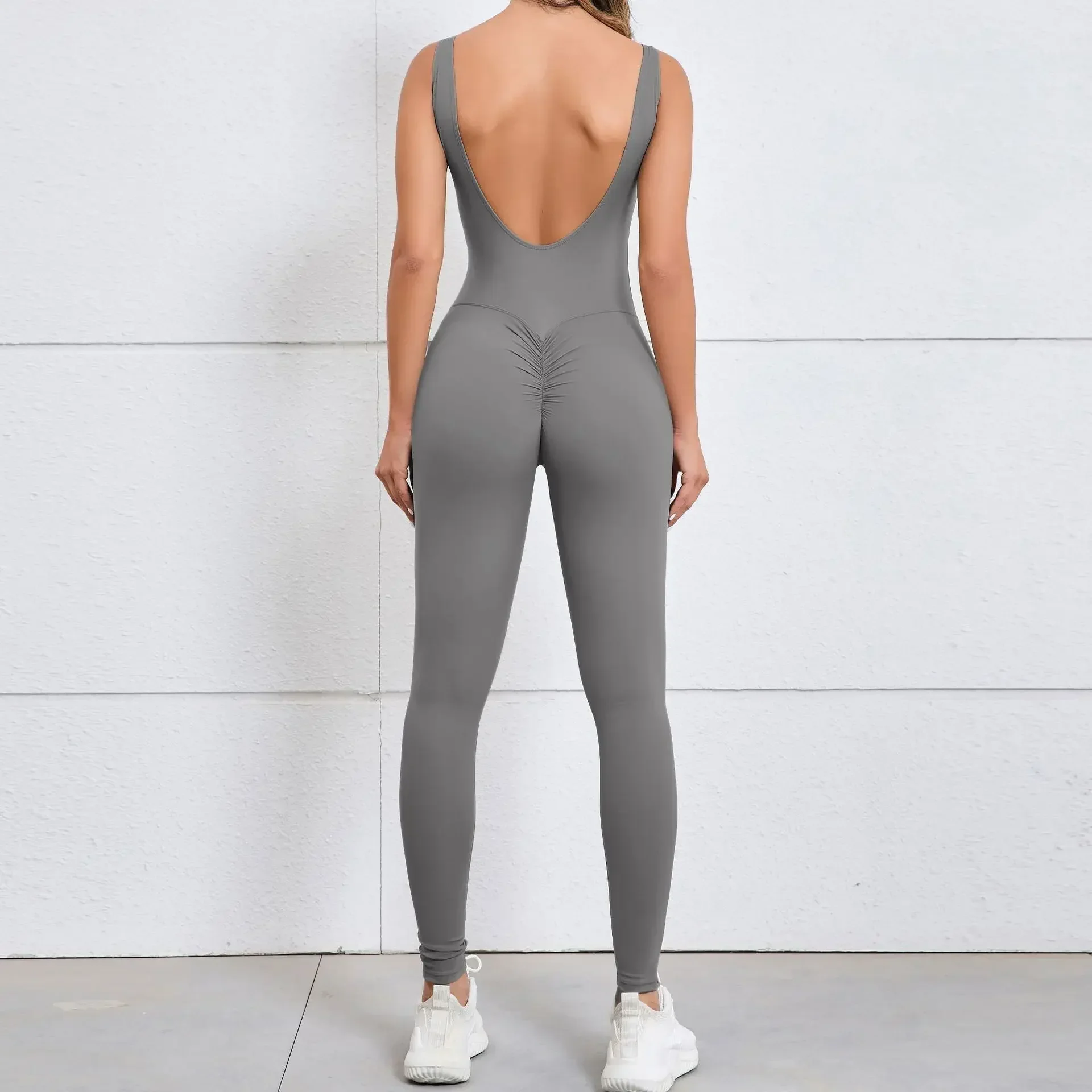 

Gym Set Women Sports One Piece Suit Training Yoga Clothes Women Fitness Rompers Stretch Sports Jumpsuit Female Workout Bodysuits