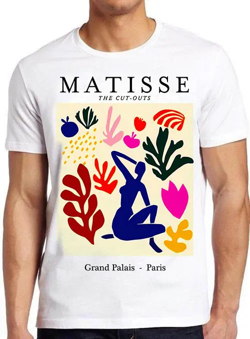 Matisse Grand Palais Paris The Cut Outs Exhibit Fashion Art Retro Funny Parody T Shirt 1527