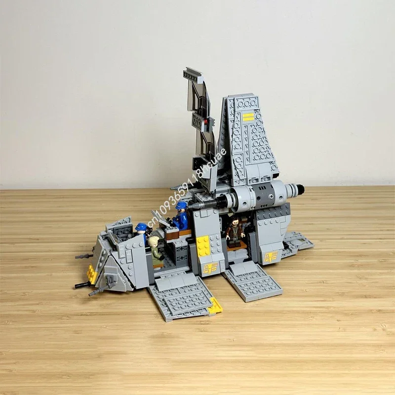 840 قطعة ستار معركة الإمبراطوري LAAT حربية نموذج Moc اللبنات الطوب لتقوم بها بنفسك الجمعية الإبداعية ألعاب تعليمية طفل هدية #5