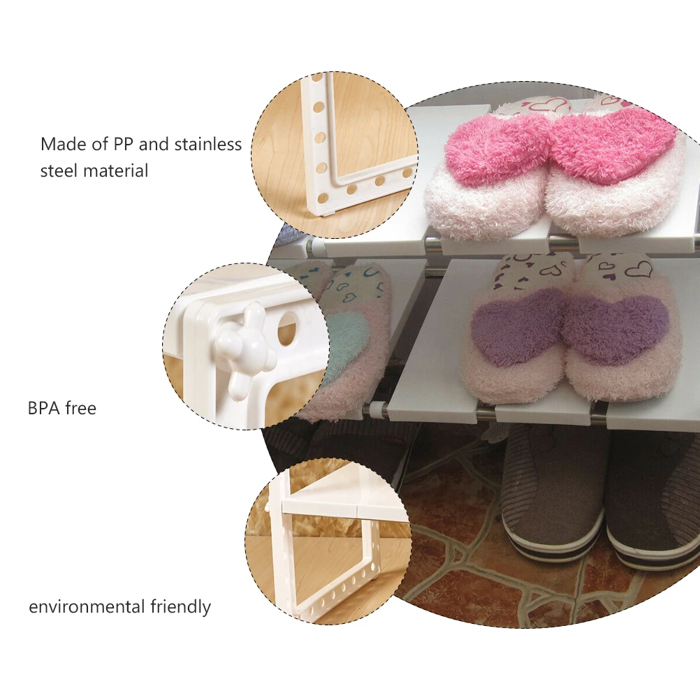 

1pc Stainless Steel Storage Rack 2 Tier Under Sink Shelf Organizer Kitchen Space Saving Tidy Multi Functional Home Office