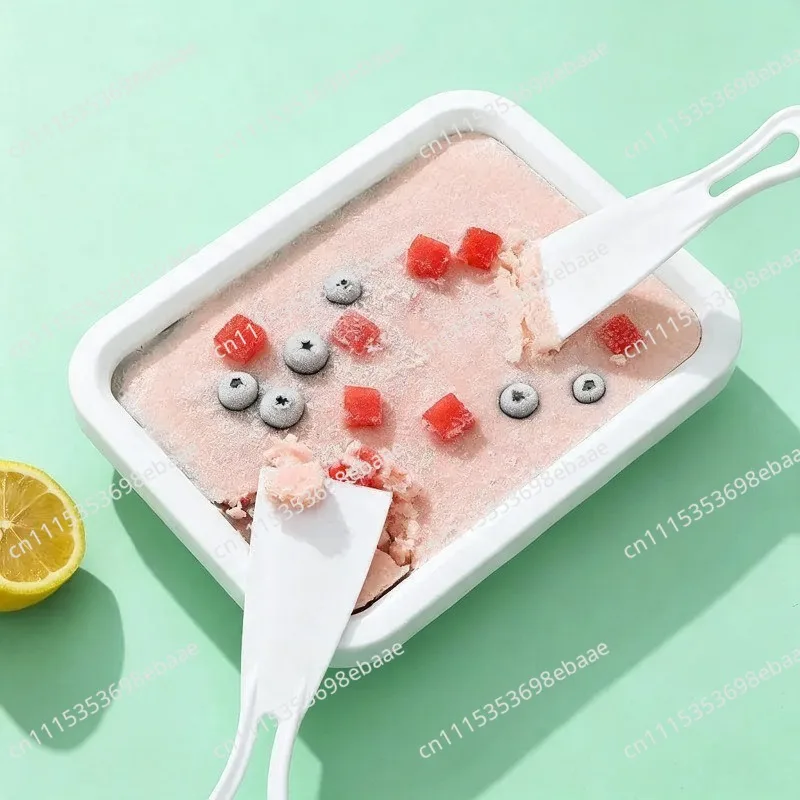 Ice Fried Machine Homemade Fruit Plug-in Free Fried Yogurt Machine Small Household Children's Mini Ice Cream Frozen Large