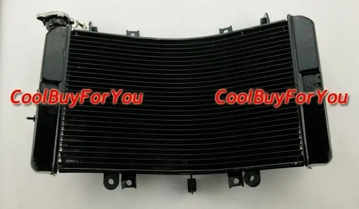 CNC Aluminum Motorcycle Radiator Engine Cooler Cooling For SUZUKI HAYABUSA GSX1340R GSXR1300 2008 2009 2010 2011 BLACK