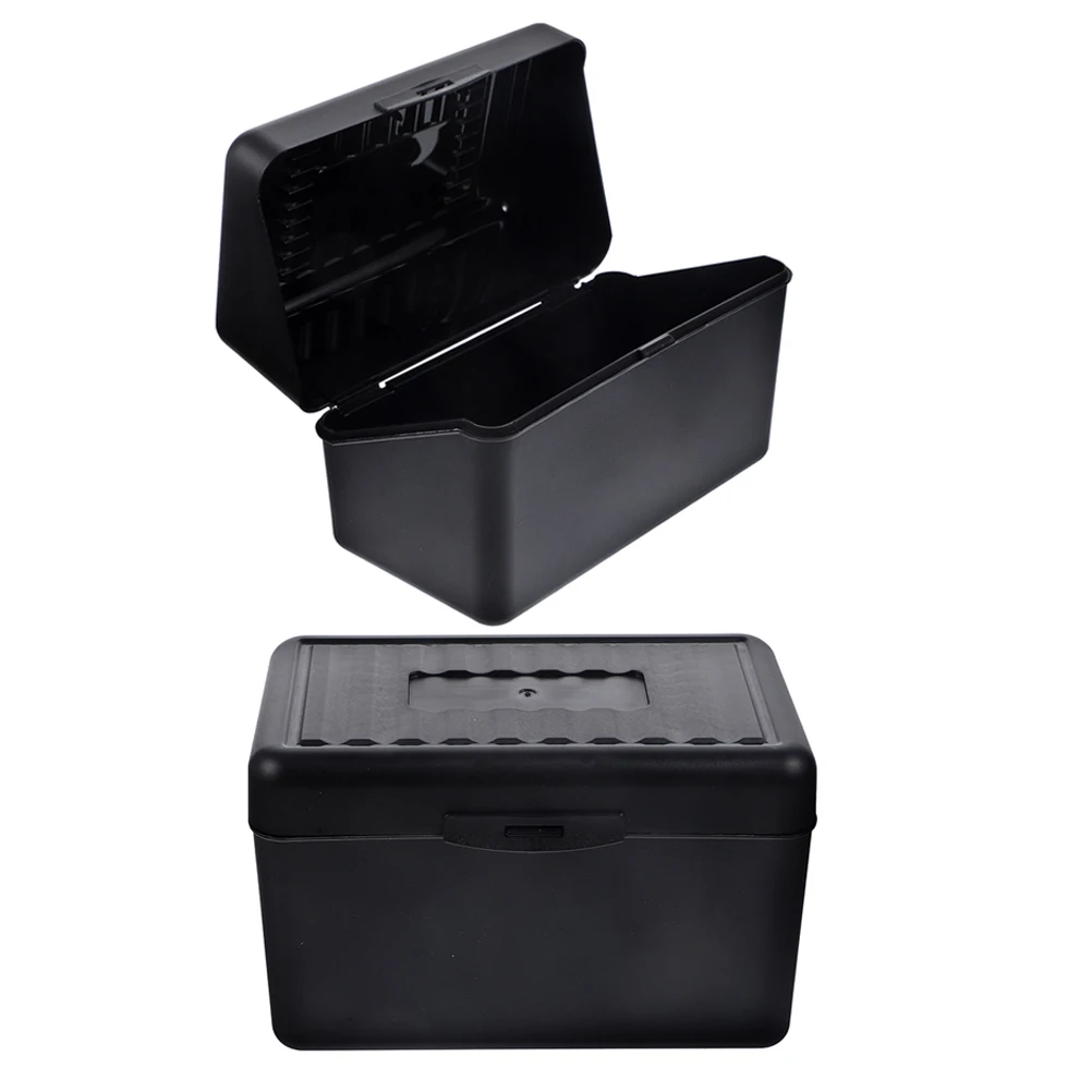 

2pcs Index Box Office Index Card Holder Desk Organizer Portable Container Storage Case Business Card