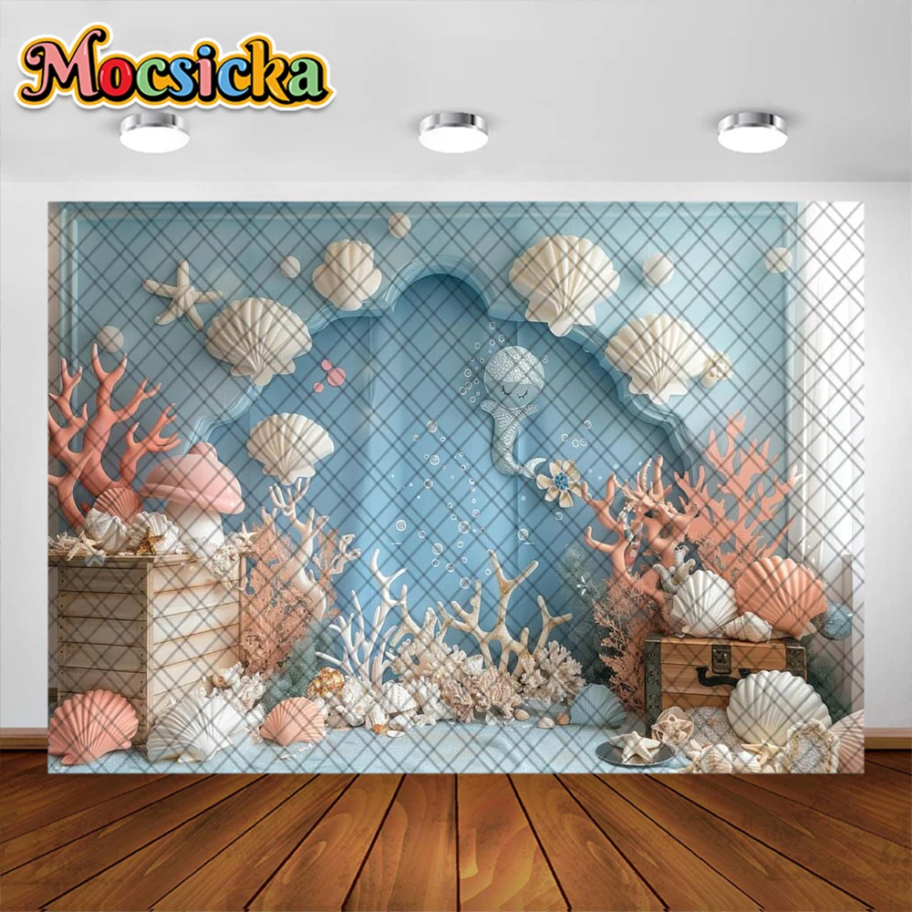 Mocsicka التصوير خلفية الوليد حفلة عيد ميلاد الديكور خلفية كعكة سحق استحمام الطفل صورة استوديو الدعامة راية