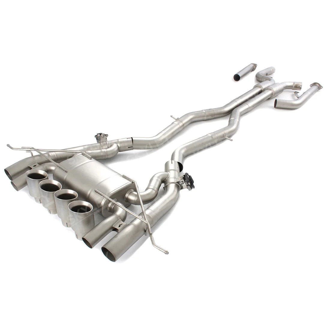 Equal Length Catback Exhaust for  S58 G80 M3 G82 M4 2020-2023 3.0t Valvetronic Muffler  Valve Auto Performance Parts