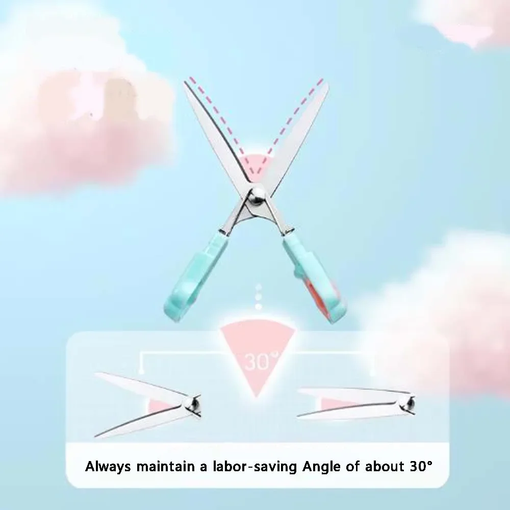 لطيف القط مخلب مقص المحمولة الملونة مقص صغير الإبداعية القلم دفتر الأستاذ أدوات التدرج عناصر القرطاسية مقص للحرف اليدوية هدية #2