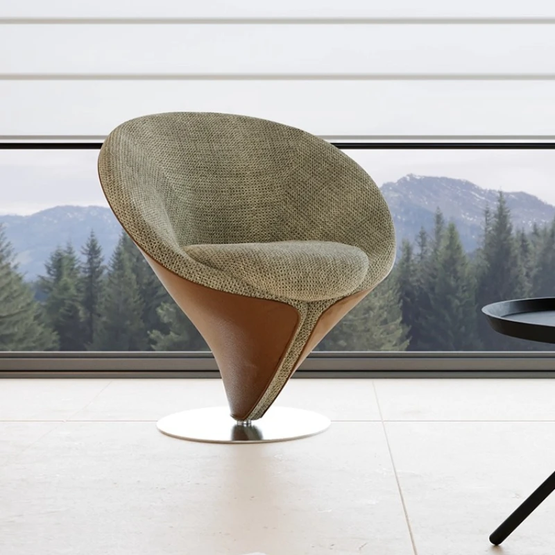 Nordic minimalist living room leisure chair vanity Bedroom chair design furniture High end elegant tabouret chambre single sofa