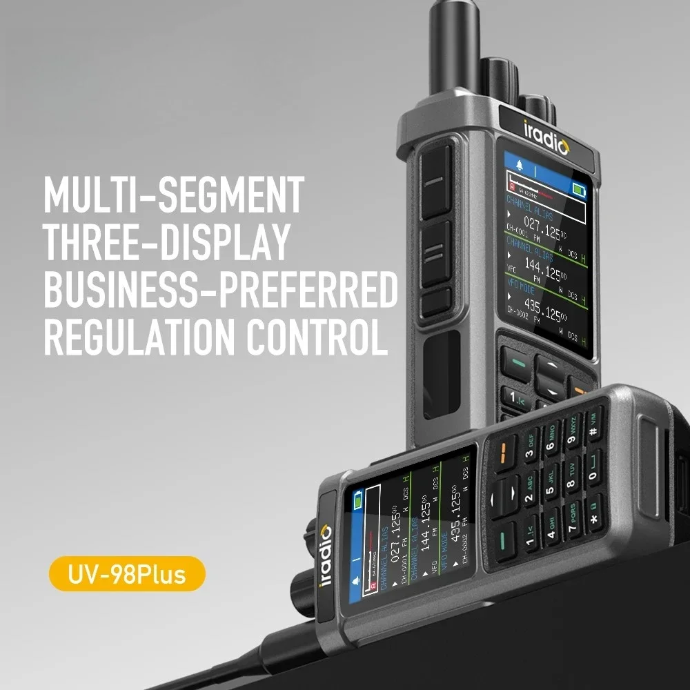 Горячая распродажа 2025 года, горячая распродажа 2025 года, самая продаваемая рация Iрадио UV-98 Plus, 10 Вт, двусторонняя портативная рация