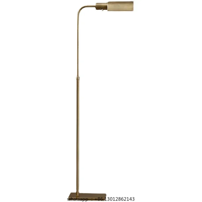 

Современный торшер для украшения гостиной, подходящий для диванов, кабинет, светильник, роскошный минималистичный вертикальный торшер для чтения, светодиодный