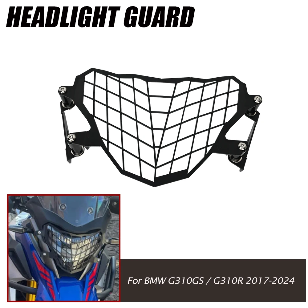 Motorcycle Parts Headlight Guard Grille Cover Protector Protection Modification For BMW G310GS G310R G 310 GS G 310GS 2017-2024