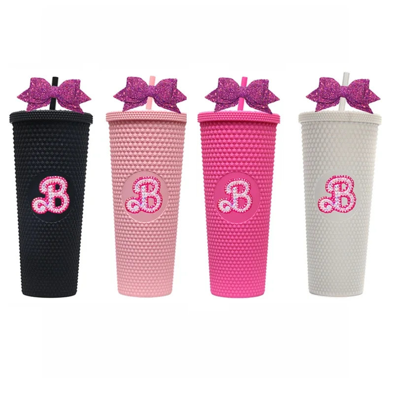 Il Tumbler Rosabarb con Piuma Glitter: Un’Esperienza di Bevanda Stilosa e Funzionale