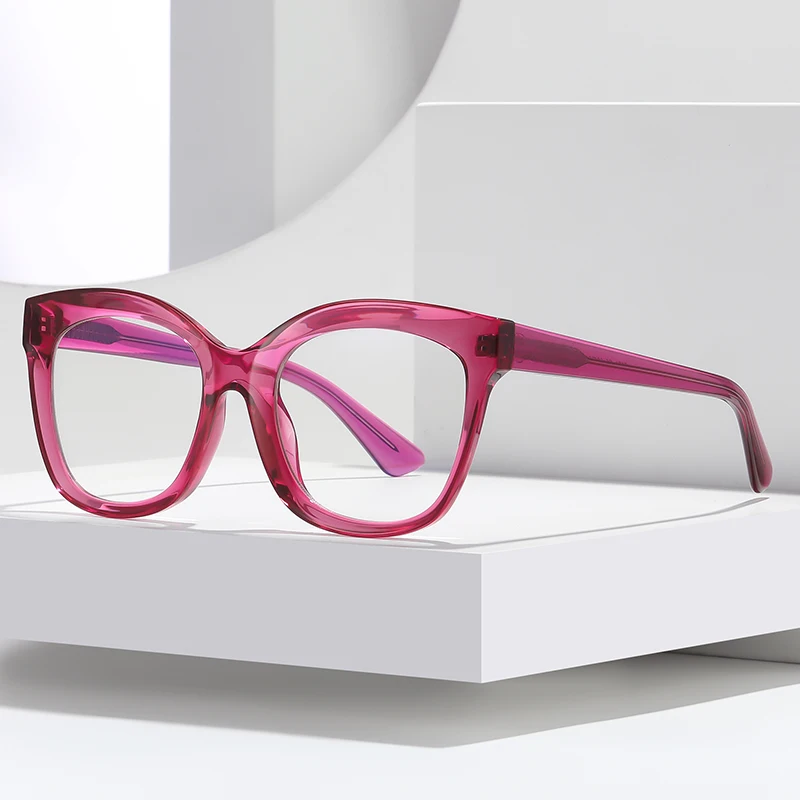 JMISUS نظارات طبية مربعة مخصصة للنساء عدسات بصرية على شكل فراشة مع وصفة طبية خيارات متعددة البؤر