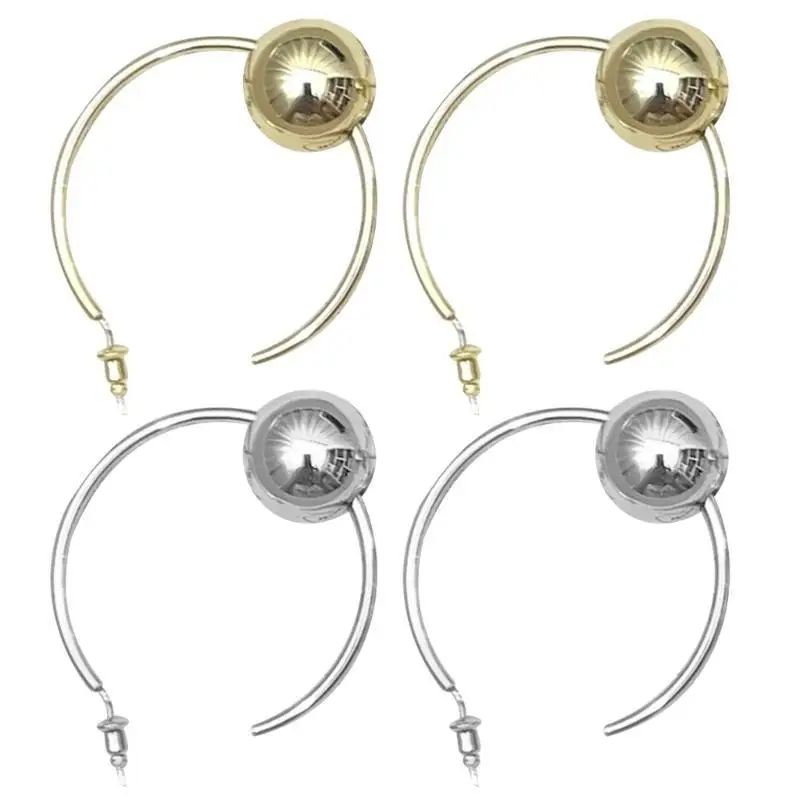 

31BB Stylish Metal Hoop Earrings Fashionable Pendant Earrings Fashion Round Earrings Dating Earrings for Various Occasion