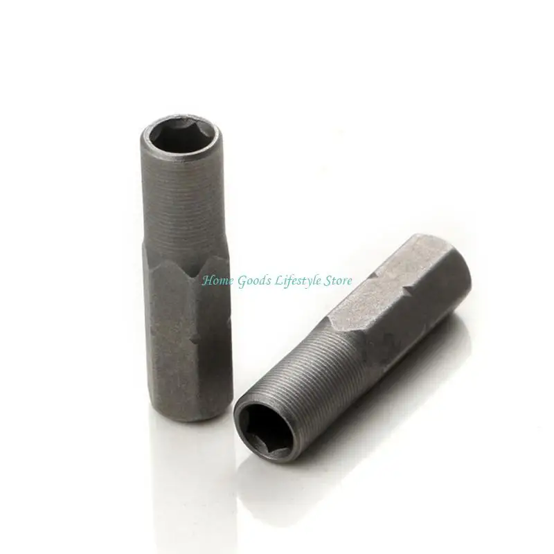 E74E 2pcs от 6,35 мм до 4 мм адаптер отвертки с магнитной гнезда