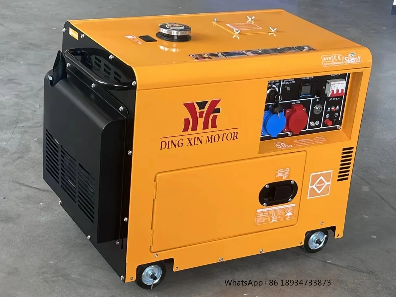 3.75KVA  6.25KVA 7.5KVA 10KVA 12KVA 16KVA Super Silent Diesel Genset 5kw Portable Diesel Generators diesel generators 6KVA