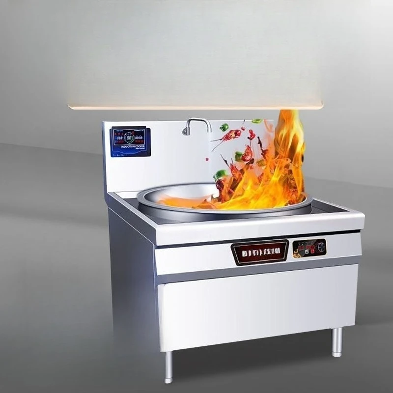 

Commercial school factory canteen large pot stove high power 304 food grade and mutton soup pot kitchen electromagnetic stove